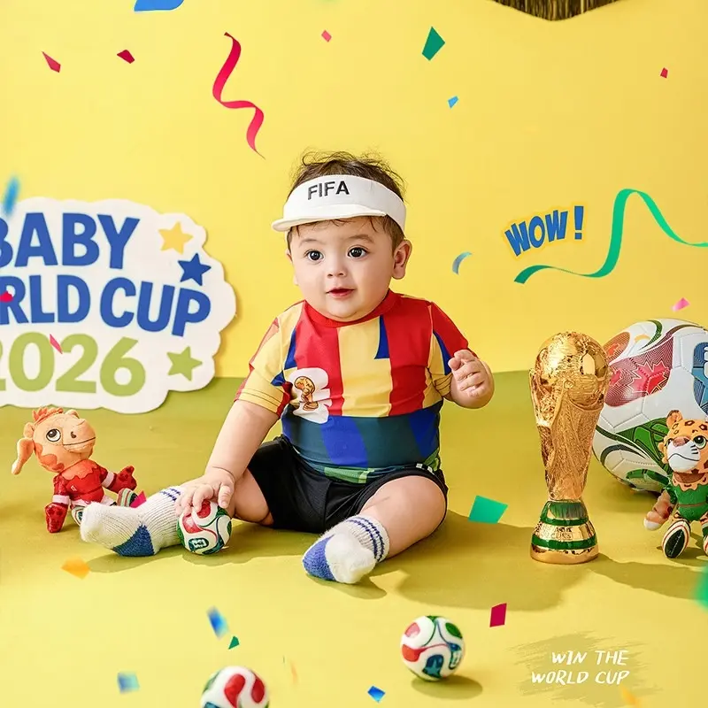 2026 FIFA World Cup Newborn Theme Set - Baby Boy Football Props - Image 2